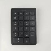 Broworld Bluetooth Number Pad, 22-Key Wireless Portable Numeric Keypad with Number Keys, Battery-Powered for Laptop, PC, Mac, Surface Pro, Excel & Accounting - Black